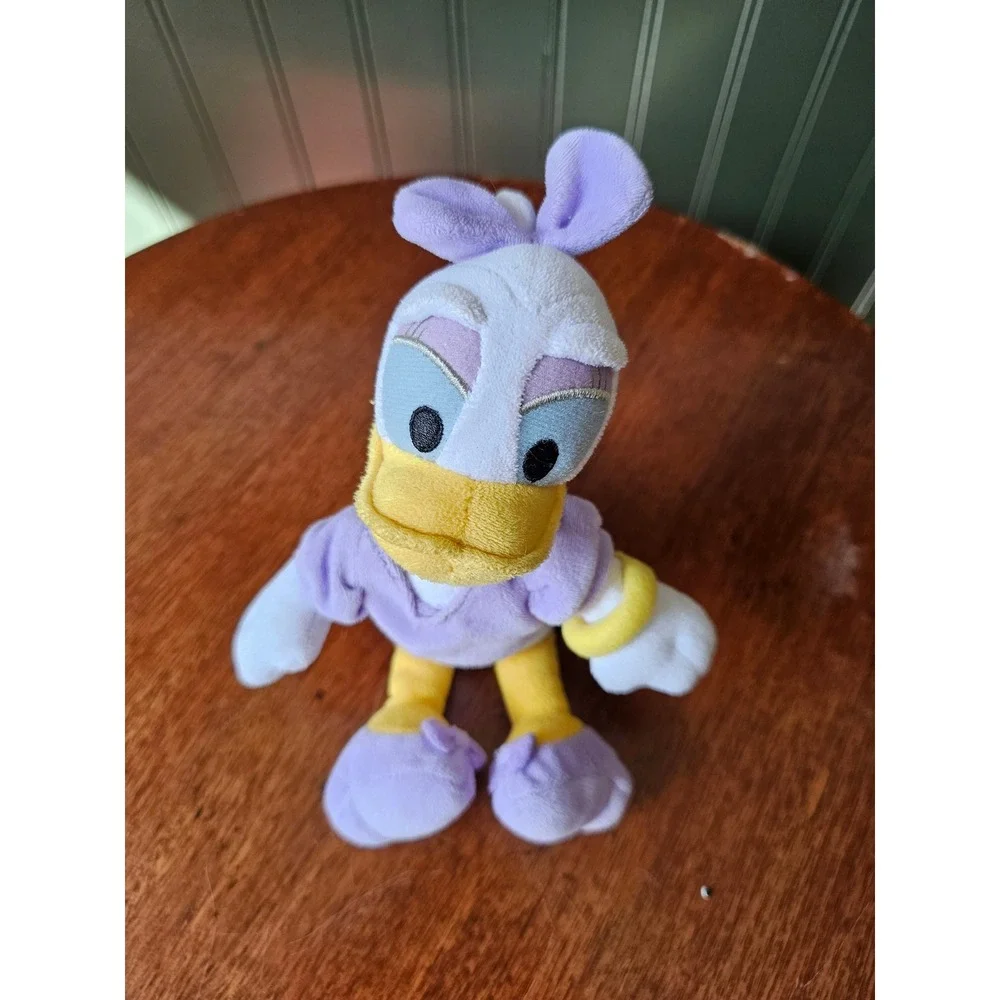 Disney Daisy Duck Plush Purple Outfit Stuffed Animal Just‎ Play 9 Inch